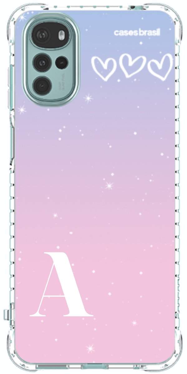 Capinha para Celular Degradê com Sua Inicial