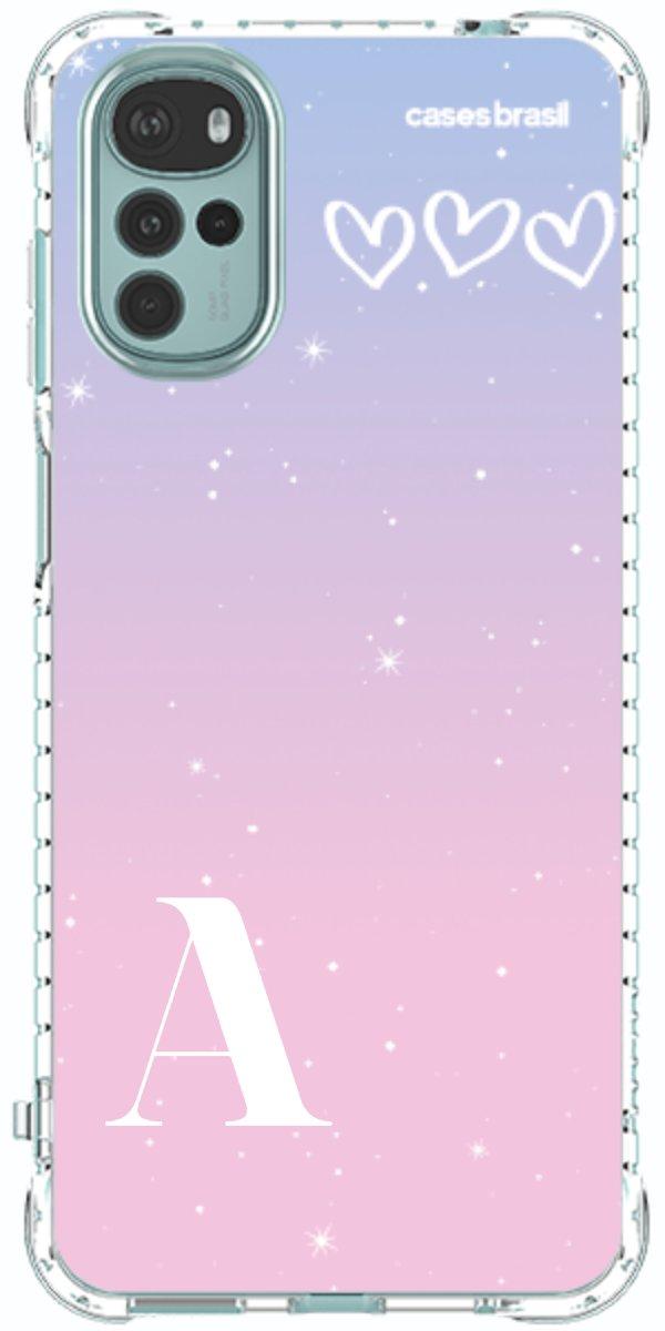 Capinha para Celular Degradê com Sua Inicial