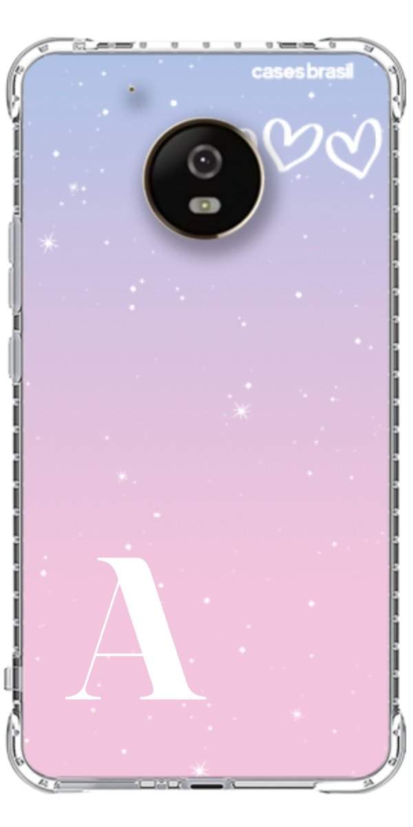 Capinha para Celular Degradê com Sua Inicial