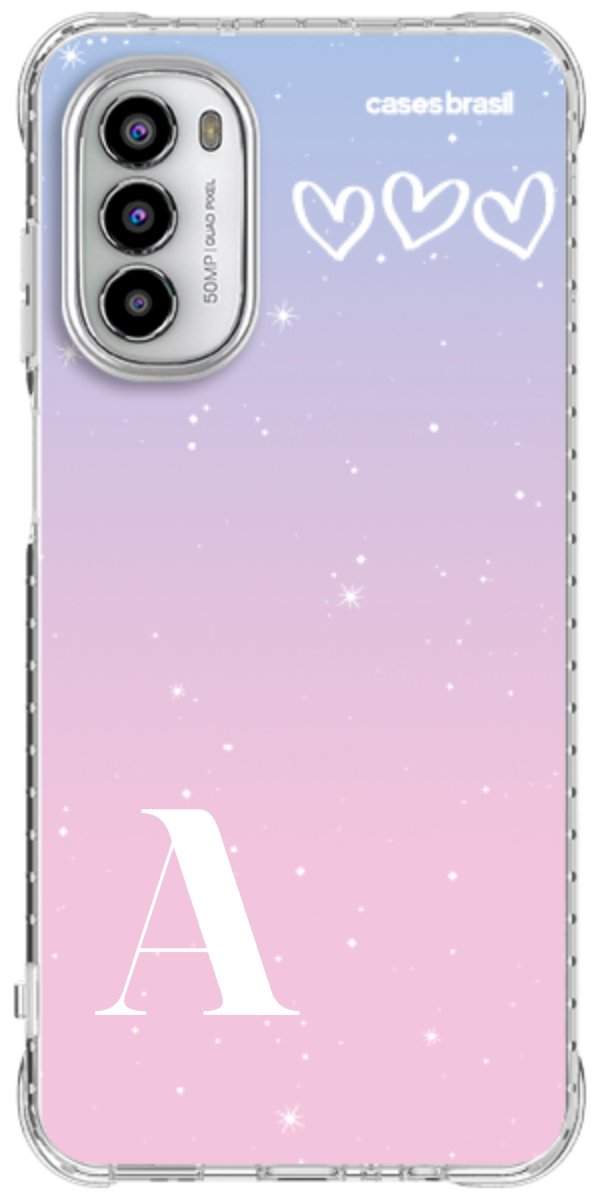 Capinha para Celular Degradê com Sua Inicial