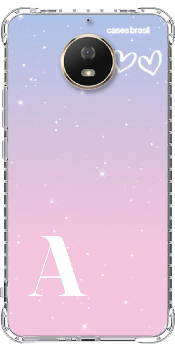 Capinha para Celular Degradê com Sua Inicial