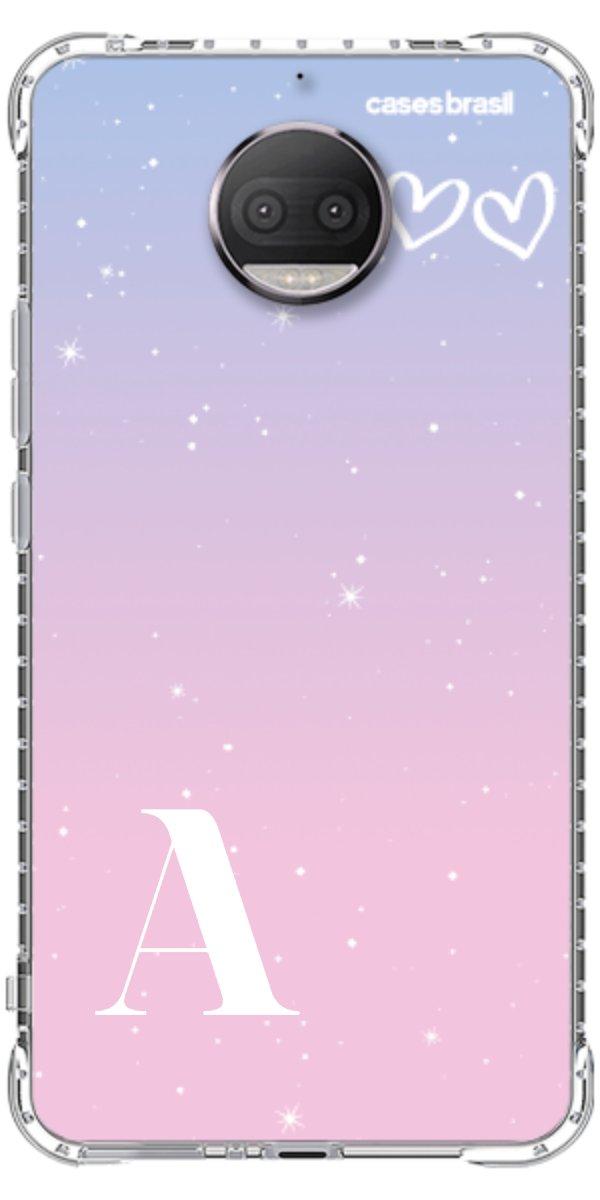 Capinha para Celular Degradê com Sua Inicial