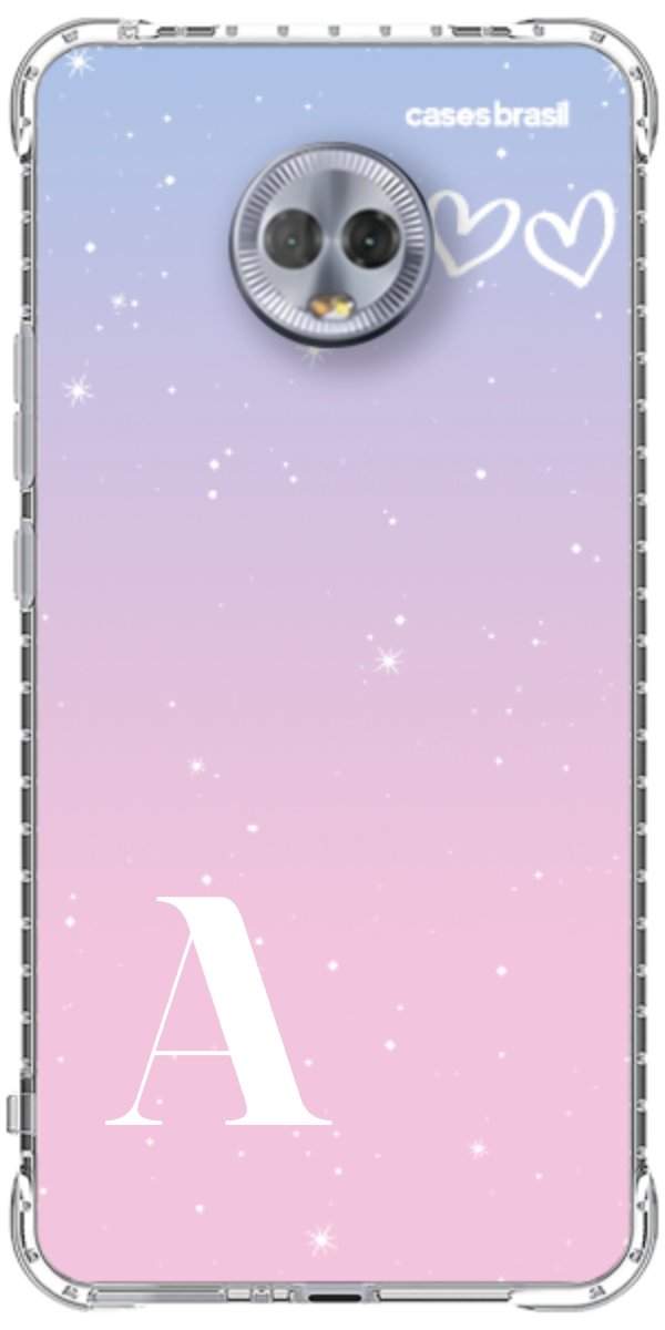 Capinha para Celular Degradê com Sua Inicial