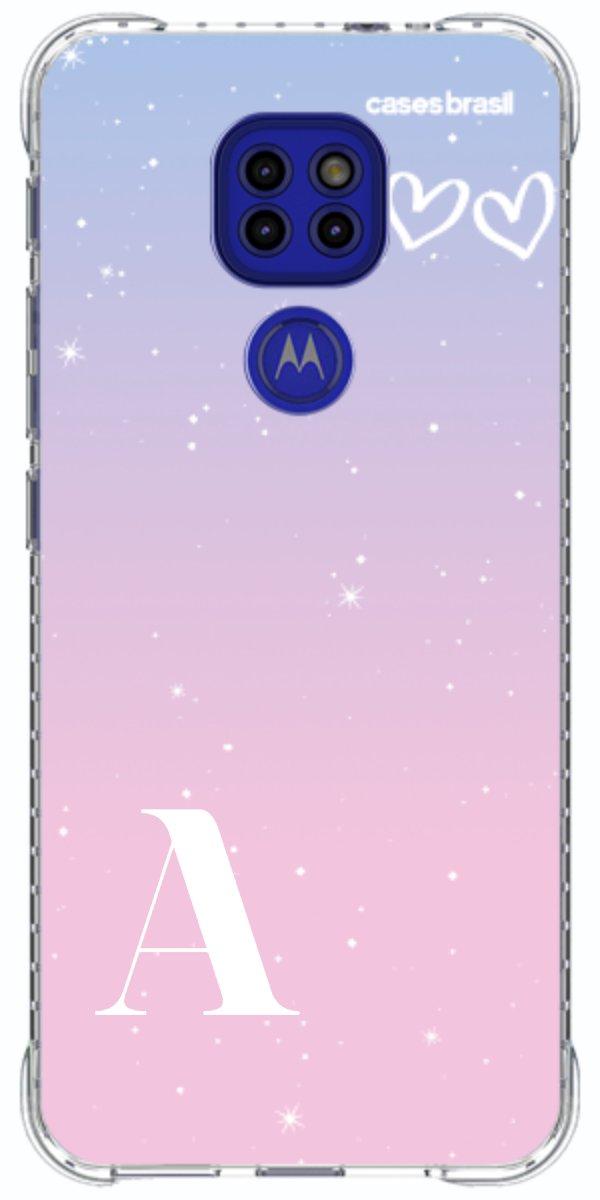 Capinha para Celular Degradê com Sua Inicial