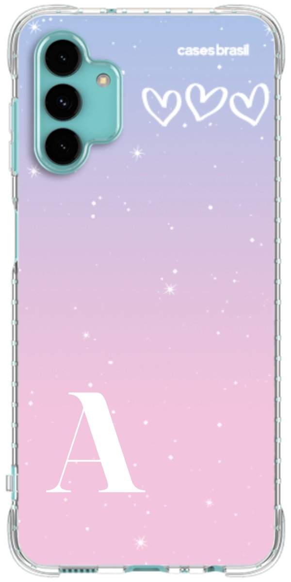 Capinha para Celular Degradê com Sua Inicial