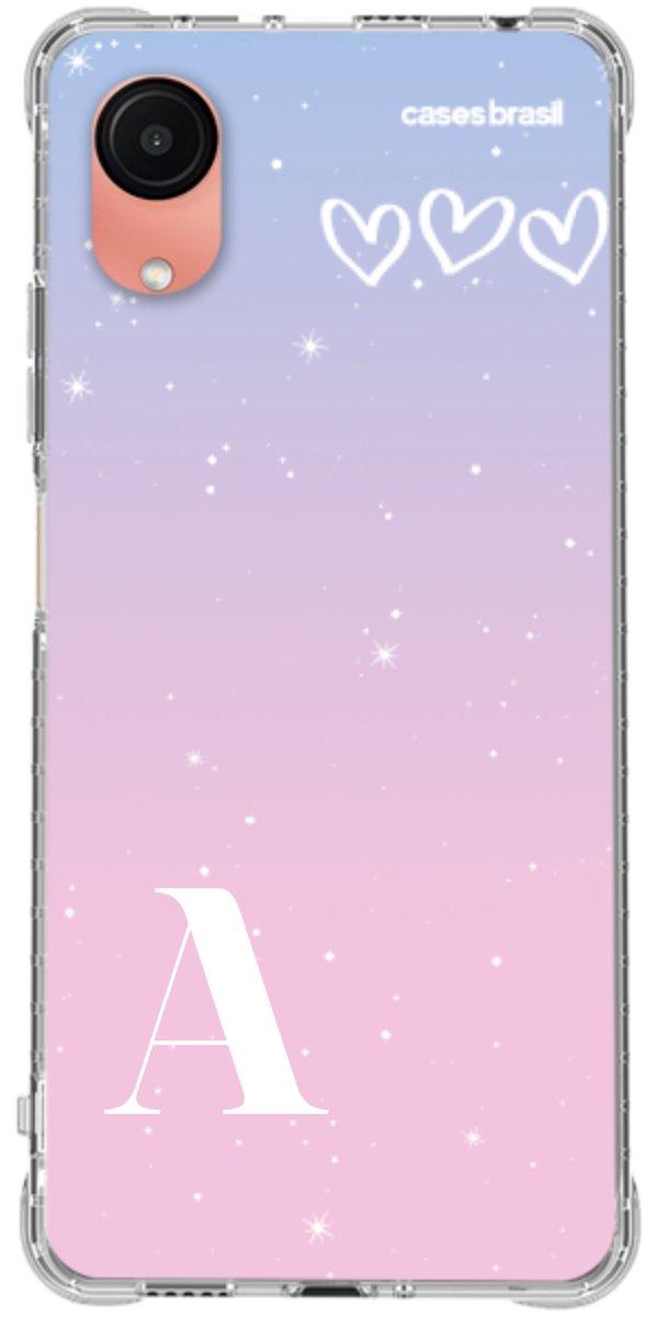 Capinha para Celular Degradê com Sua Inicial