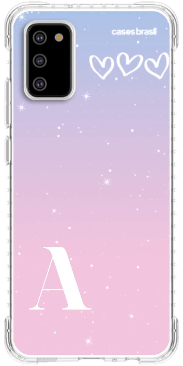 Capinha para Celular Degradê com Sua Inicial