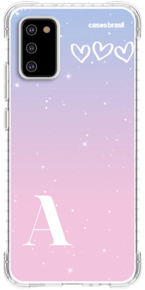 Capinha para Celular Degradê com Sua Inicial