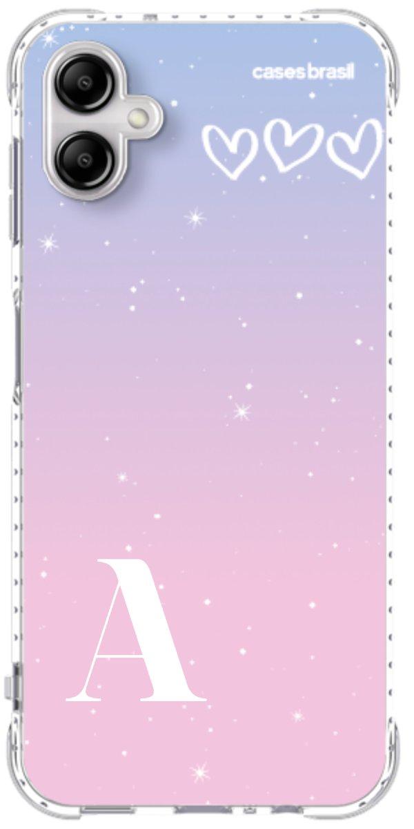 Capinha para Celular Degradê com Sua Inicial
