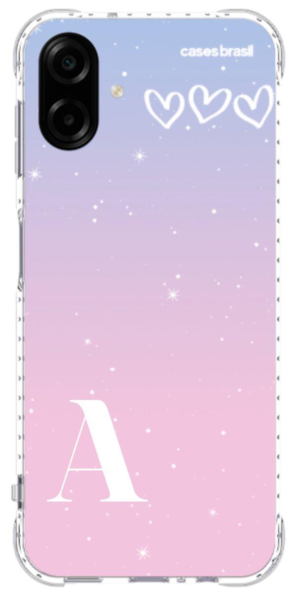 Capinha para Celular Degradê com Sua Inicial