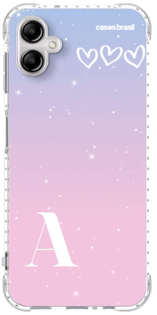 Capinha para Celular Degradê com Sua Inicial