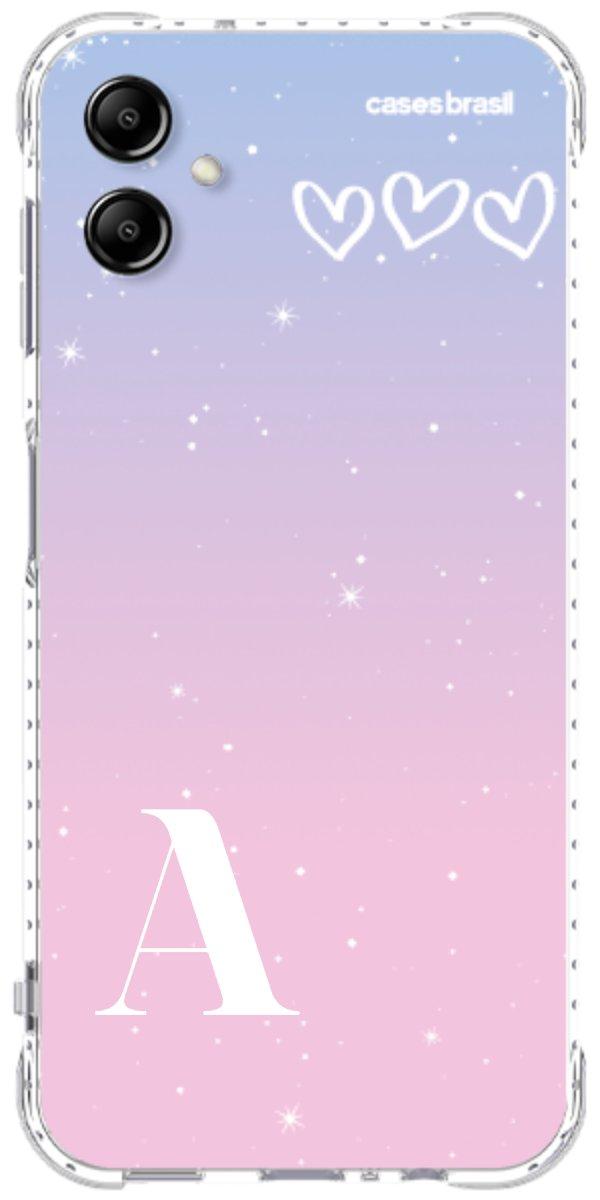 Capinha para Celular Degradê com Sua Inicial