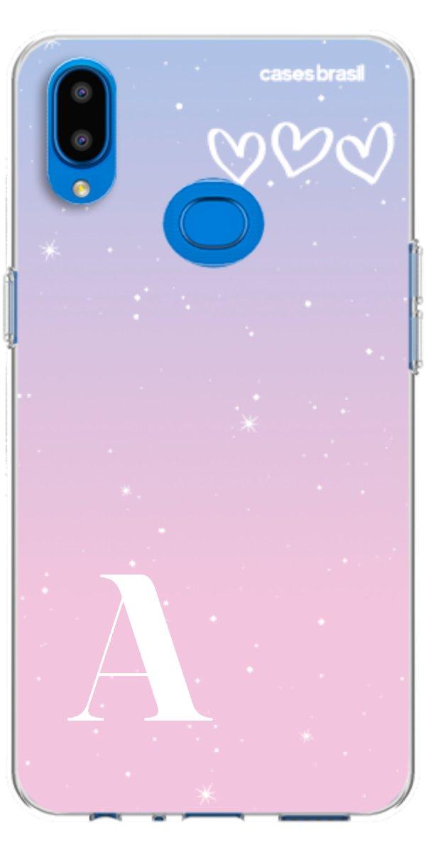 Capinha para Celular Degradê com Sua Inicial