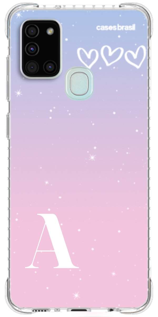 Capinha para Celular Degradê com Sua Inicial