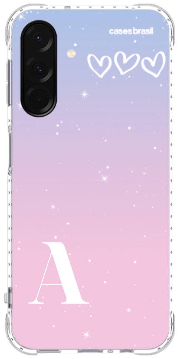 Capinha para Celular Degradê com Sua Inicial