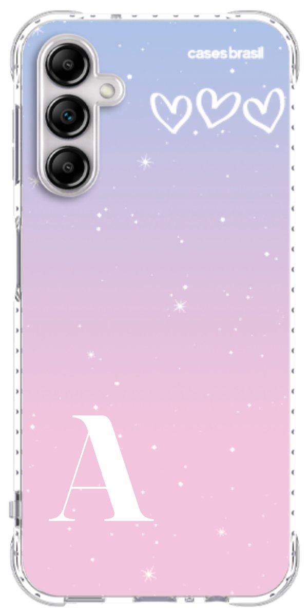Capinha para Celular Degradê com Sua Inicial