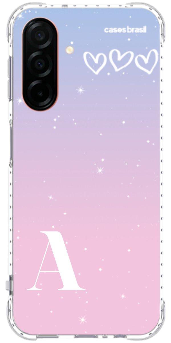 Capinha para Celular Degradê com Sua Inicial