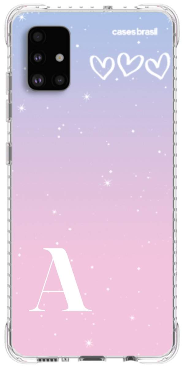 Capinha para Celular Degradê com Sua Inicial