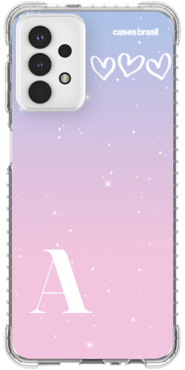 Capinha para Celular Degradê com Sua Inicial