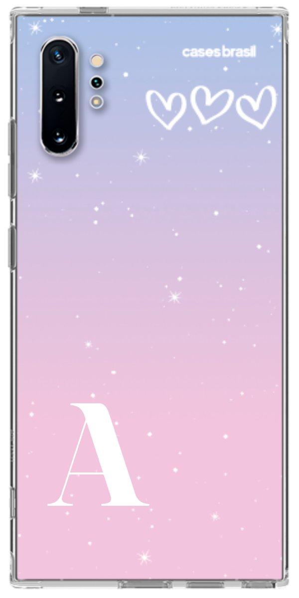 Capinha para Celular Degradê com Sua Inicial