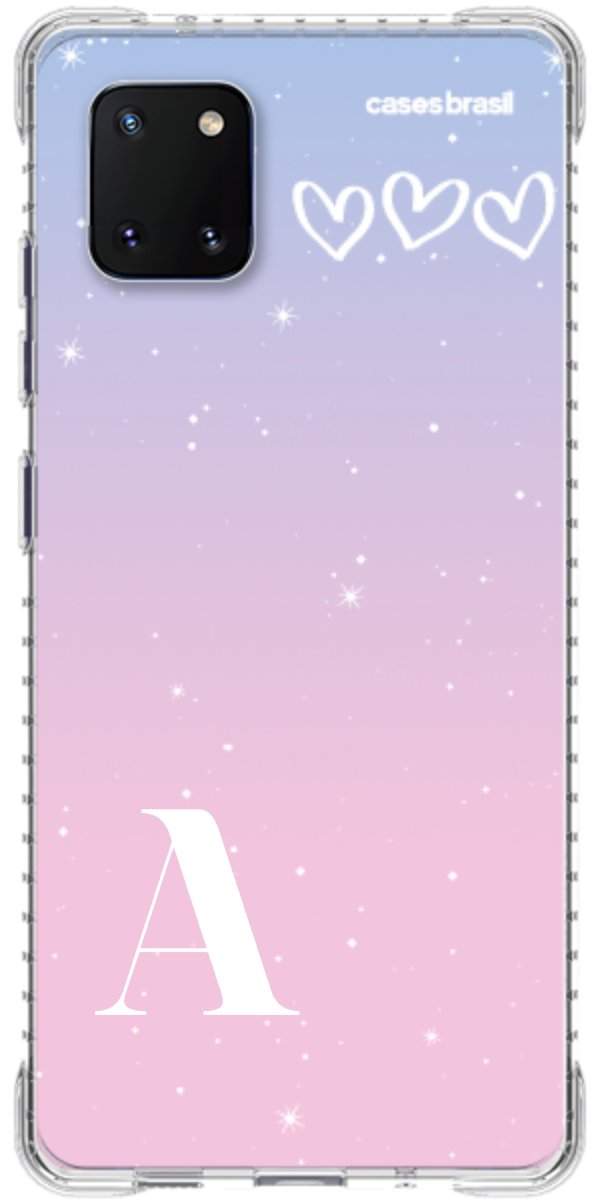 Capinha para Celular Degradê com Sua Inicial