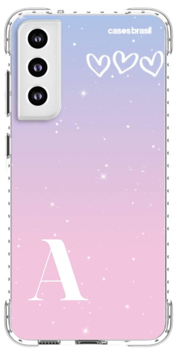 Capinha para Celular Degradê com Sua Inicial