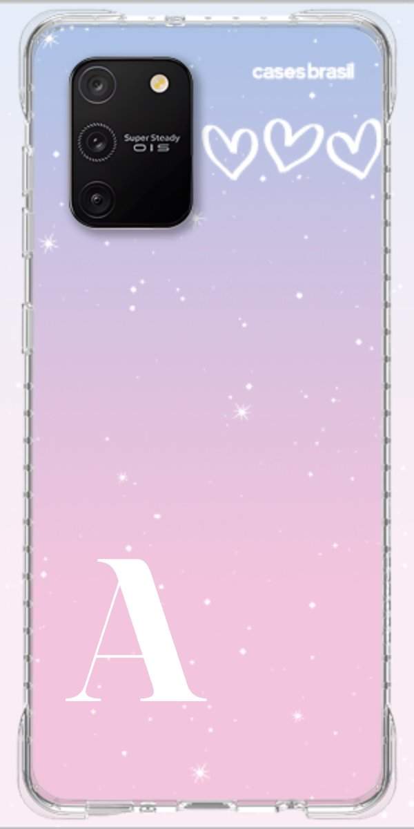 Capinha para Celular Degradê com Sua Inicial