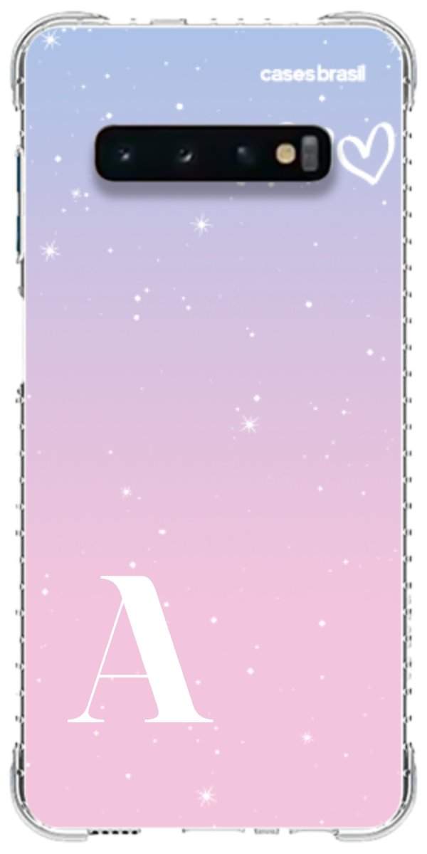 Capinha para Celular Degradê com Sua Inicial
