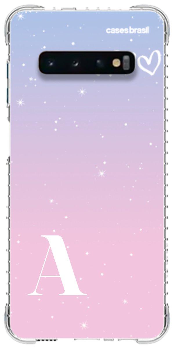 Capinha para Celular Degradê com Sua Inicial