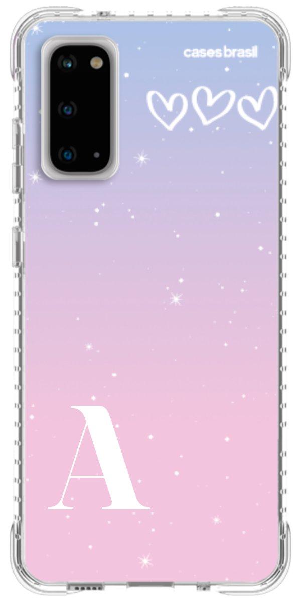 Capinha para Celular Degradê com Sua Inicial