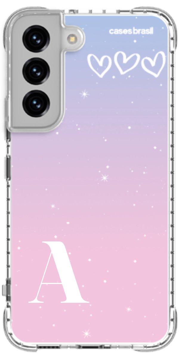 Capinha para Celular Degradê com Sua Inicial