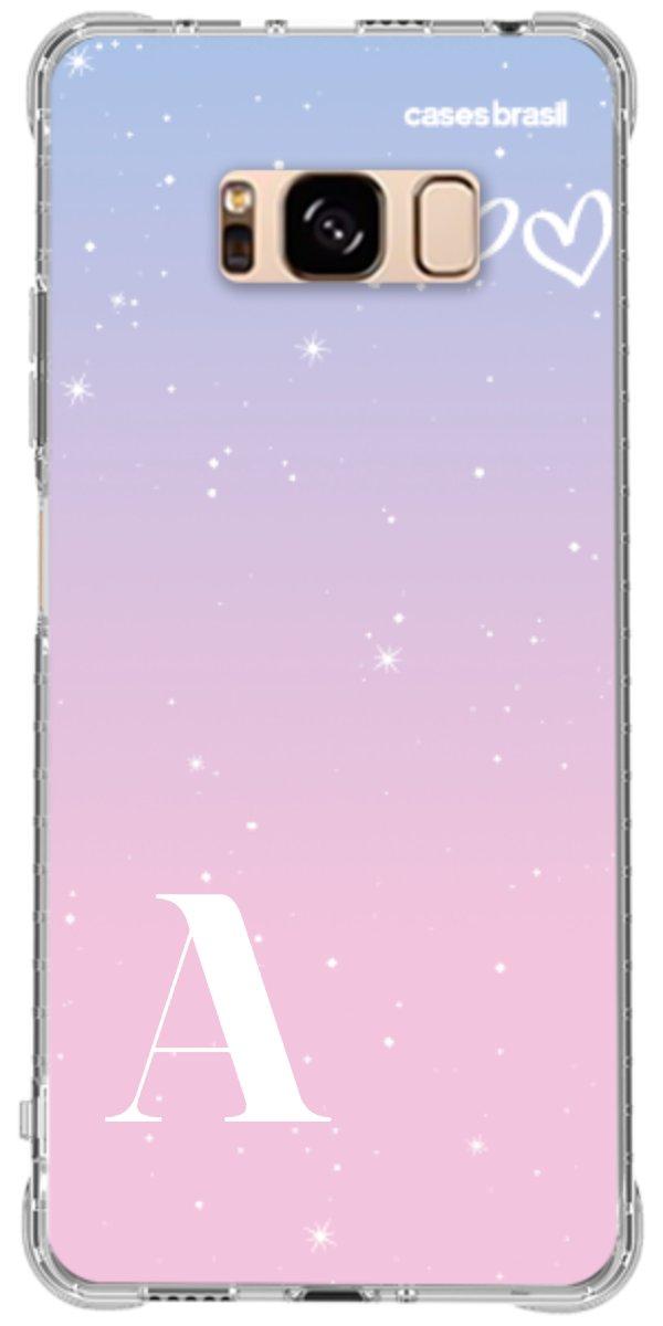Capinha para Celular Degradê com Sua Inicial