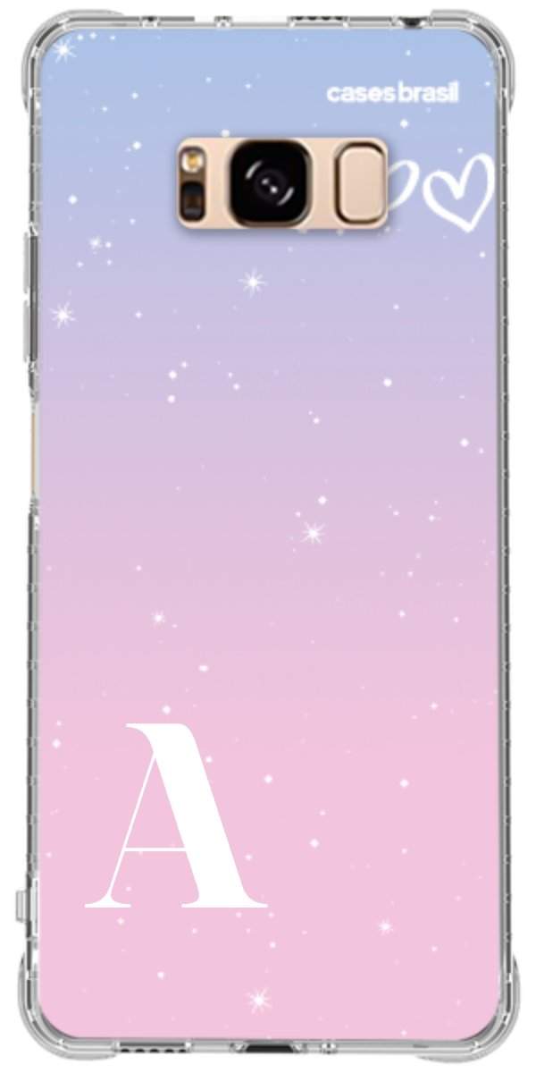 Capinha para Celular Degradê com Sua Inicial