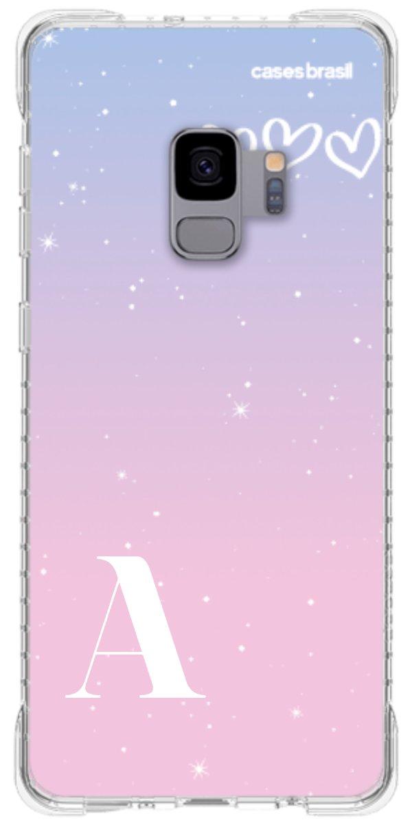 Capinha para Celular Degradê com Sua Inicial