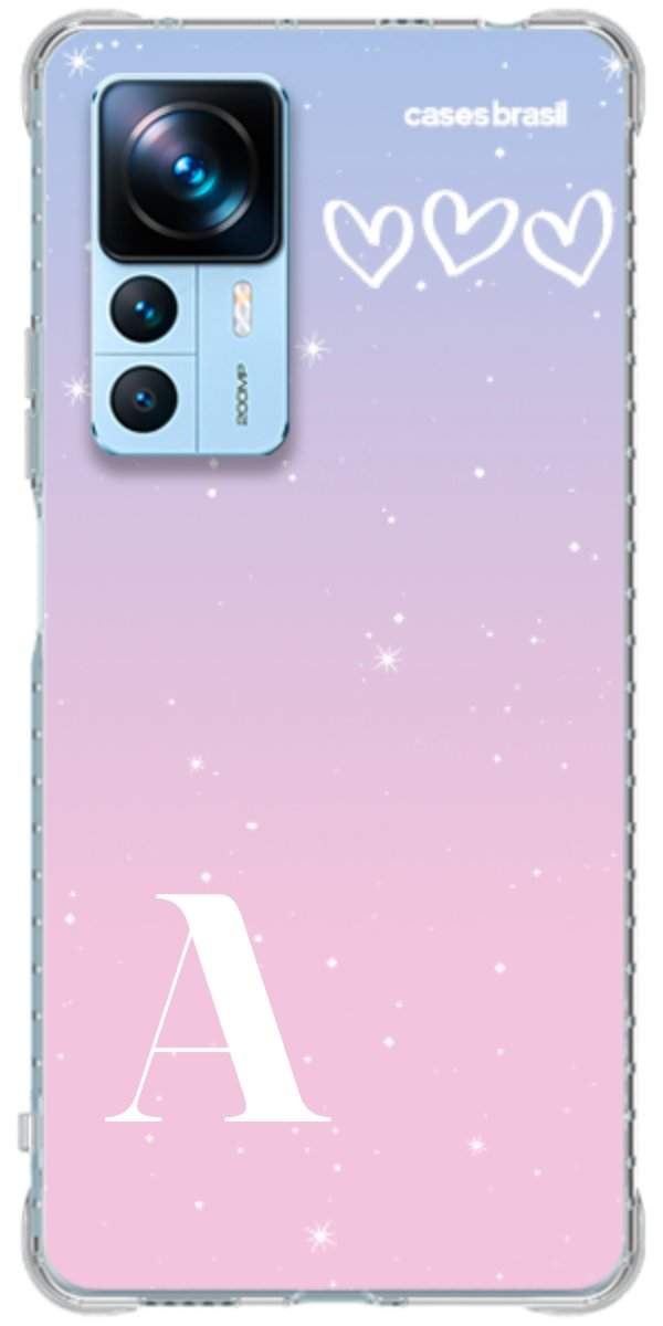 Capinha para Celular Degradê com Sua Inicial