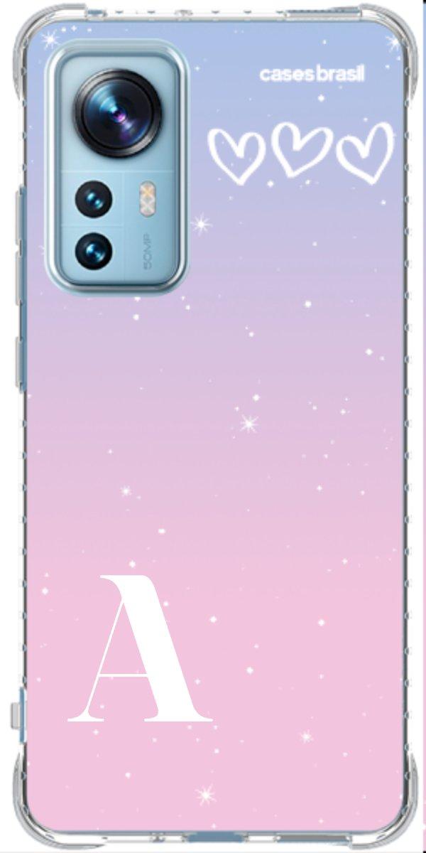 Capinha para Celular Degradê com Sua Inicial