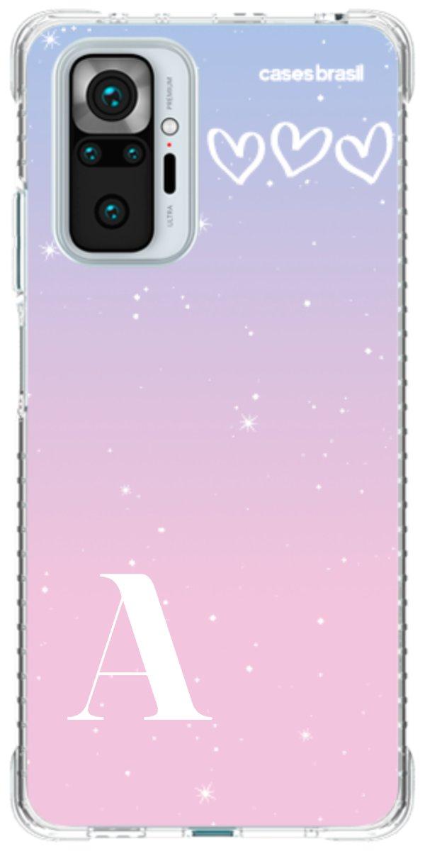 Capinha para Celular Degradê com Sua Inicial