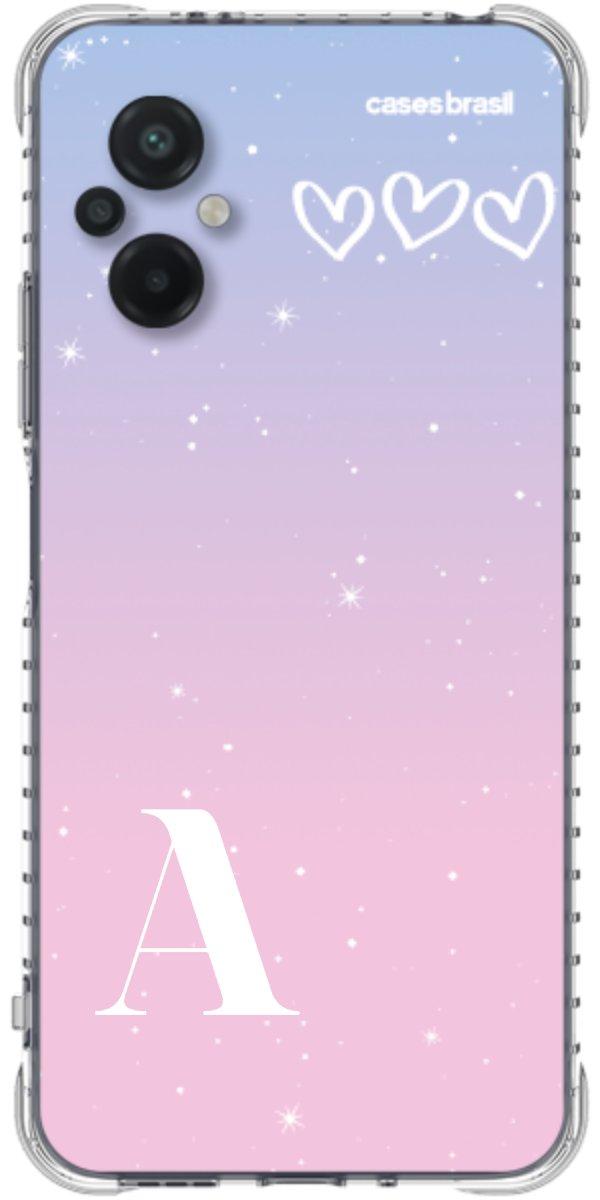 Capinha para Celular Degradê com Sua Inicial