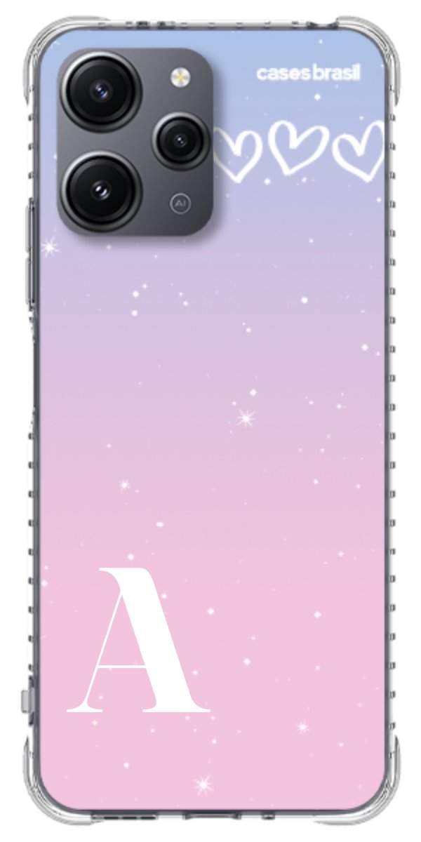 Capinha para Celular Degradê com Sua Inicial
