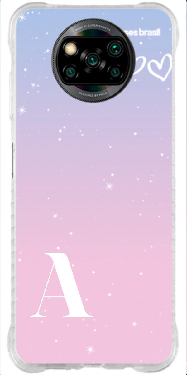 Capinha para Celular Degradê com Sua Inicial