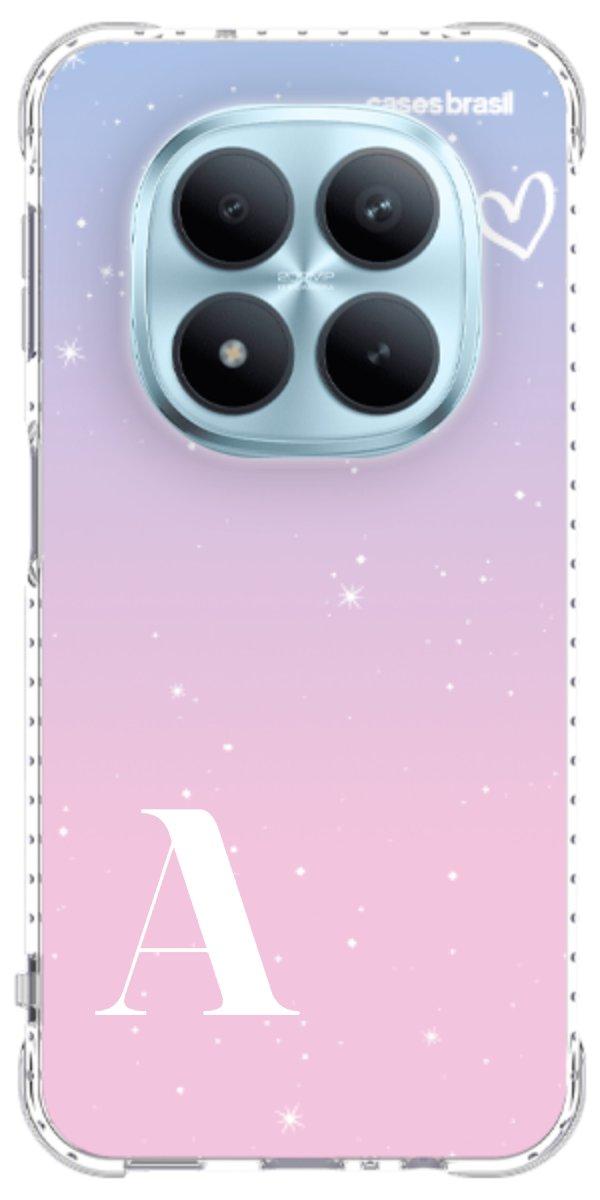 Capinha para Celular Degradê com Sua Inicial