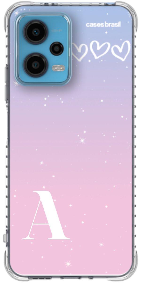 Capinha para Celular Degradê com Sua Inicial