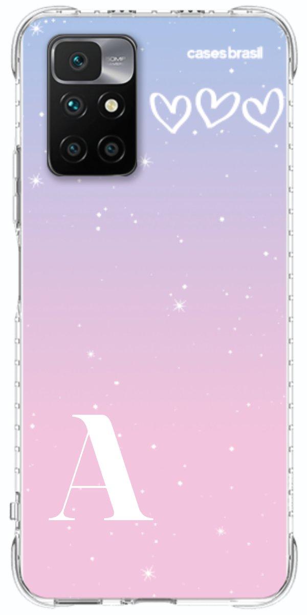 Capinha para Celular Degradê com Sua Inicial