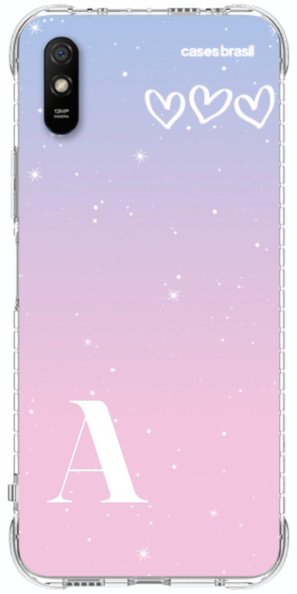 Capinha para Celular Degradê com Sua Inicial