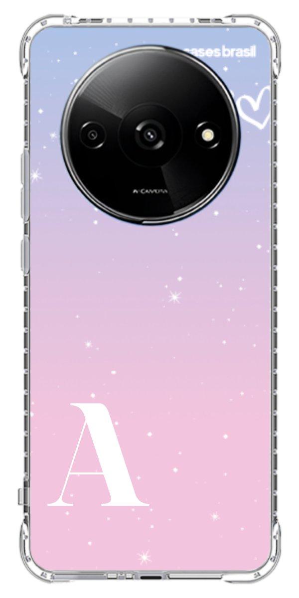 Capinha para Celular Degradê com Sua Inicial