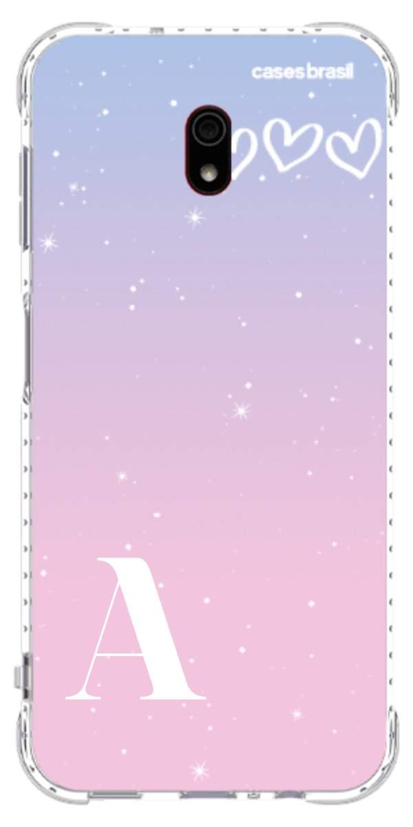 Capinha para Celular Degradê com Sua Inicial