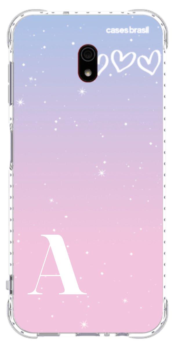 Capinha para Celular Degradê com Sua Inicial