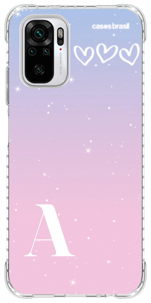 Capinha para Celular Degradê com Sua Inicial
