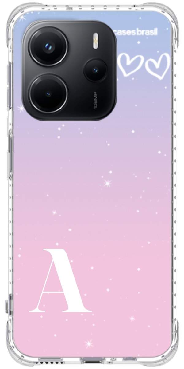 Capinha para Celular Degradê com Sua Inicial