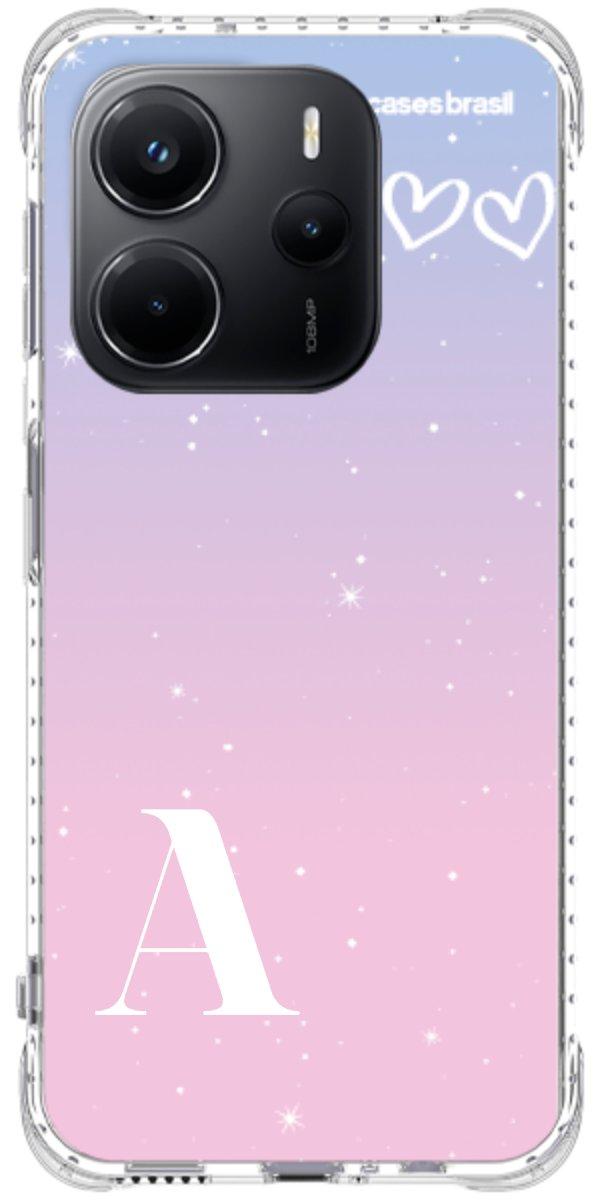 Capinha para Celular Degradê com Sua Inicial